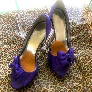 Purple Wedding shoes